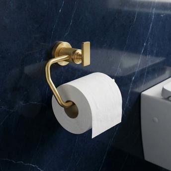 Toilet paper holder 81305 Rivo Brush Gold