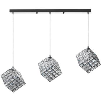 LAMPA WISZĄCA GLAMOUR KOSTKA APP723-3CP CHROM