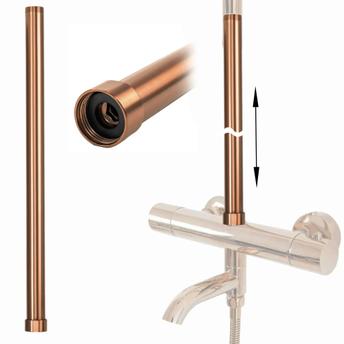 Rallonge pour ensemble bain-douche BRUSH COPPER  50cm