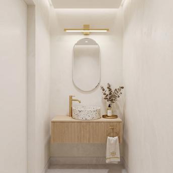 Bad LED-Wandleuchte SWE044-1W 60cm GOLD