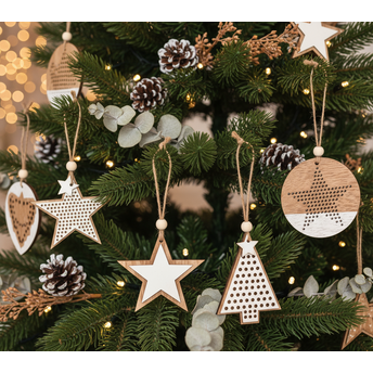 Dekoracje świąteczne 311366 mix 8szt