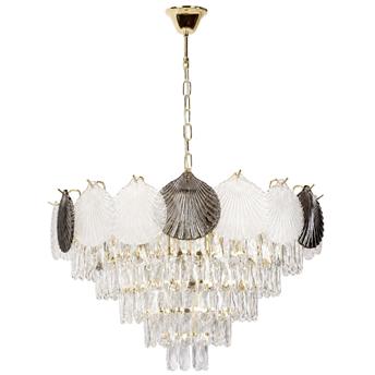 Lampa Wisząca z Kryształami SWE084-CP 60cm Złota