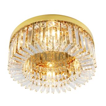 LAMPA KRYSZTAŁOWA PLAFON APP1729-8C 60 cm ZŁOTA