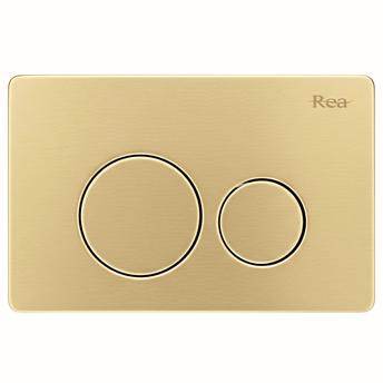 Toilet Flush Button Rea I K011A-Q Gold Brush