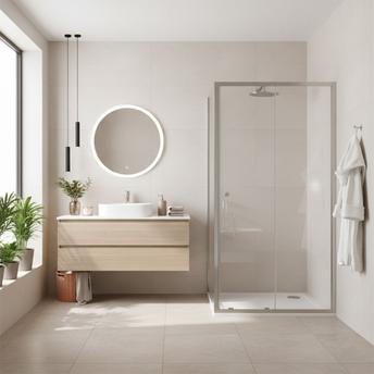 Duschkabine Rea Primo Slide 130x100 Chrome