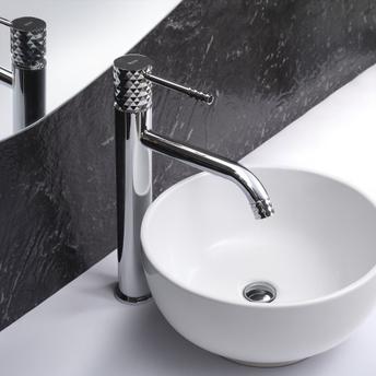 Bathroom faucet Rea Lungo Diamond Chrome High