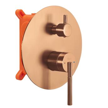 Podomítková sprchová sada Rea Argon Brush Copper  + BOX