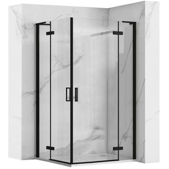 Cabina doccia REA Hugo Double Black 80x100