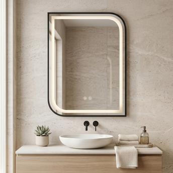 Ogledalo LED ZONE 70X50 BLACK