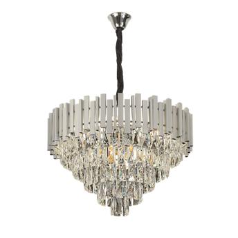 Lampa Wisząca z Kryształami G051-CP 50CM Chrom