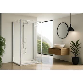 Cabina de dus Rea Atlas 100x100 Chrome