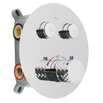 Душ система за вграждане Rea Lungo Diamond Chrom + BOX