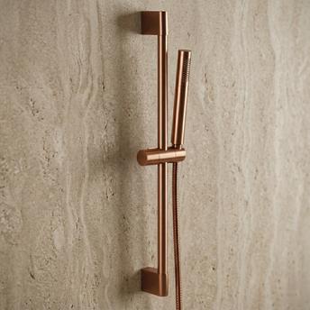 Hand shower holder 01 Brush Copper