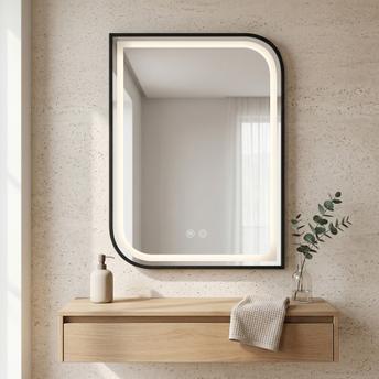 Ogledalo LED ZONE 80X60 BLACK