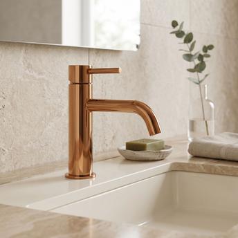 Armatura za umivalnik Rea Lungo Copper Low
