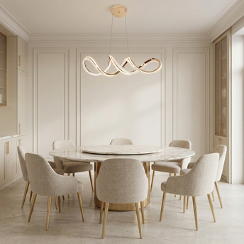 LAMPA SUFITOWA WISZĄCA G154-CP ZŁOTA