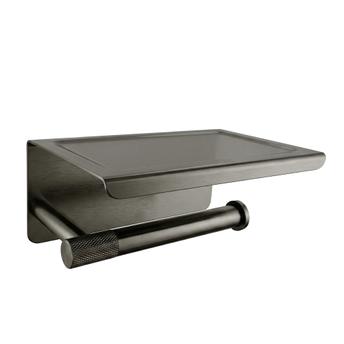 Toilet paper holder with shelf 6613 Modern Titan