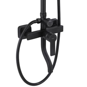 Shower set REA ARGUS BLACK MATT