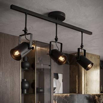 Taklampa spotlight APP487-3C Black