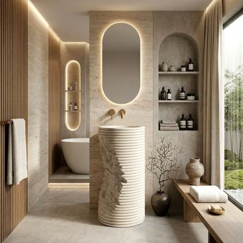 Samostojeći umivaonik REA Travena Round