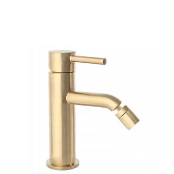 Bidet faucet Rea Lungo Gold Brush