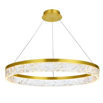 Lampa wisząca LHJ047-CP 80 cm ZŁOTA