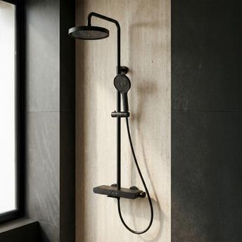 Shower set REA Farel Black