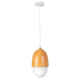 Lampa Sufitowa Wisząca Orzeszek Metal Wood Boho APP952-1CP