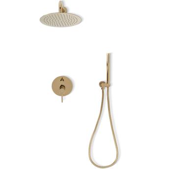 Rea Lungo Gold + BOX Set za skrito namestitev za prho