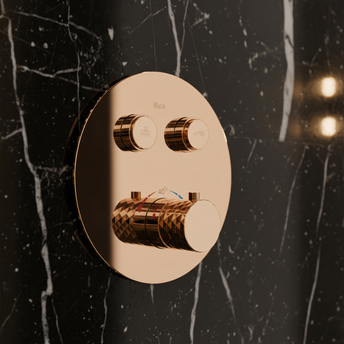 Zuhanyszett rejtett Rea Lungo Diamond Copper + BOX