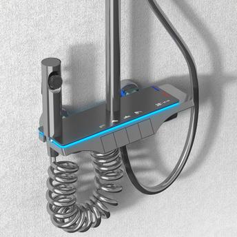 Tuš set REA Savio Led Titanium