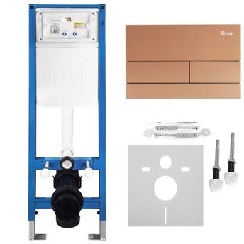 Ugradni Set za WC Slim 024N sa T Brush Copper Tipkom