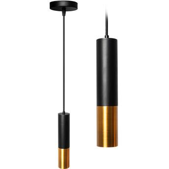 Lampa Sufitowa Wisząca Metalowa  APP469-1CP Czarna