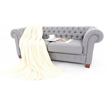 Koc pluszowy Cosy Sherpa Ecru