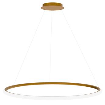 LAMPA SUFITOWA WISZĄCA LED LHJ006-CP 100cm ZŁOTA SZCZOTKOWANA