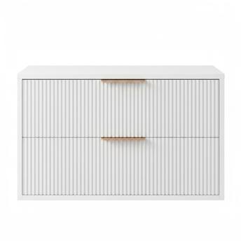Kopalniška omarica pod umivalnikom Rea Mono 80cm White