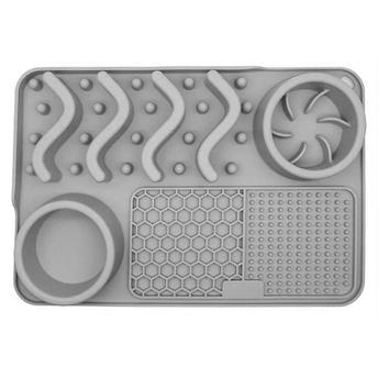 LICK MATA SPOWALNIAJĄCA JEDZENIE SZARA