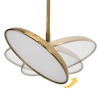 Lampa wisząca LED APP1281-CP Gold
