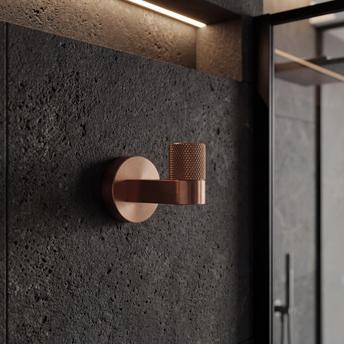 Bathroom hook 39104 ORI Brush Copper