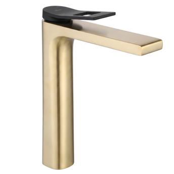 Bathroom faucet REA Soul Gold mat black High