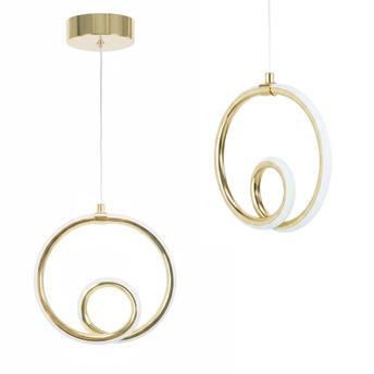 LAMPA SUFITOWA WISZĄCA LED LHJ094-1CP ZŁOTA