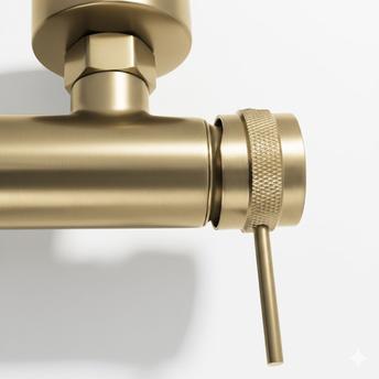 Bathroom faucet REA Lungo Grip Brush Gold