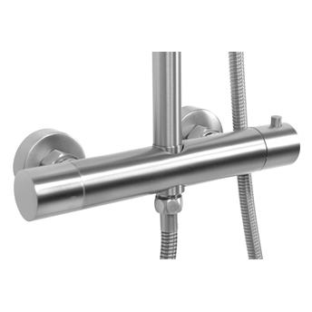 Tuš set s termostatom REA VINCENT NICKEL BRUSH INOX
