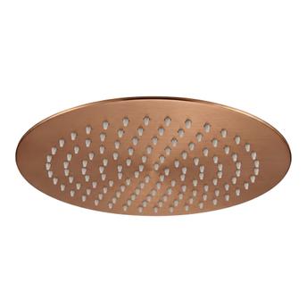 Круглий тропічний душ REA JS-P014BRG 25cm Brush Copper
