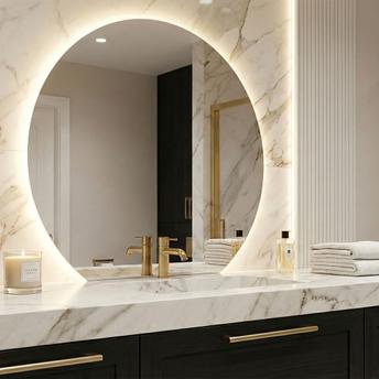 Zrkadlo LED 100cm Fabio