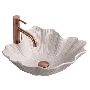Nadgradni umivaonik Rea Flower Beige