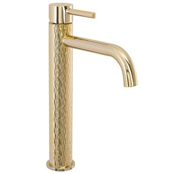 Bathroom faucet Rea Lungo ART Gold High