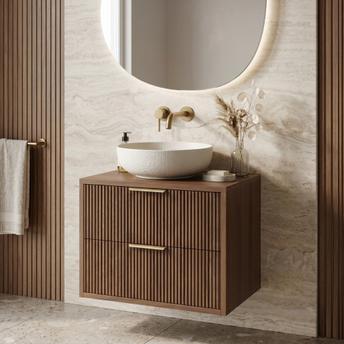 Έπιπλο μπάνιου κάτω από νιπτήρα Rea Mono 60cm Brown