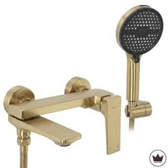 Bath faucet PREMIUM REA Prime Gold Brush