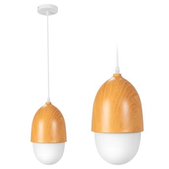Lampa Sufitowa Wisząca Orzeszek Metal Wood Boho APP952-1CP